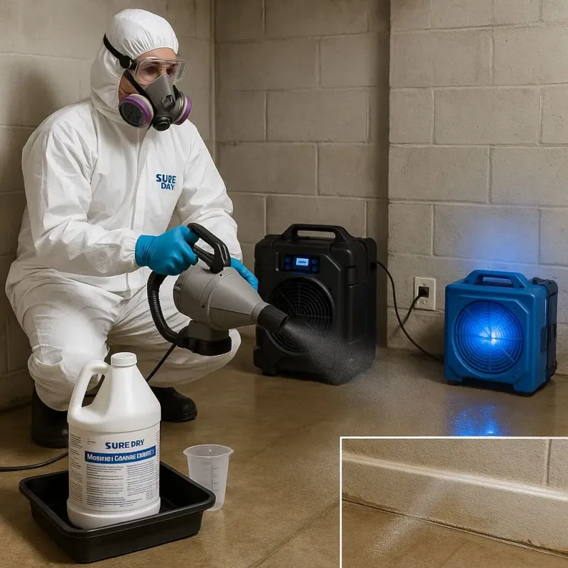 Sanitization and Odor Removal process in Ramsey, MN