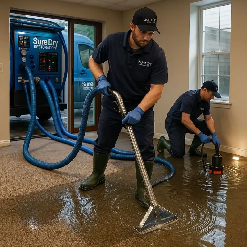 Water Extraction and Removal process in Ramsey, MN